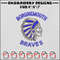 Braves embroidery design