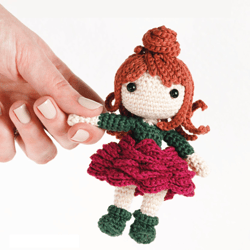 Flower Doll Crochet Patterns Amigurumi PDF