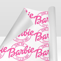 Come on Barbie Lets Go Party Gift Wrapping Paper 58"x 23" (1 Roll)