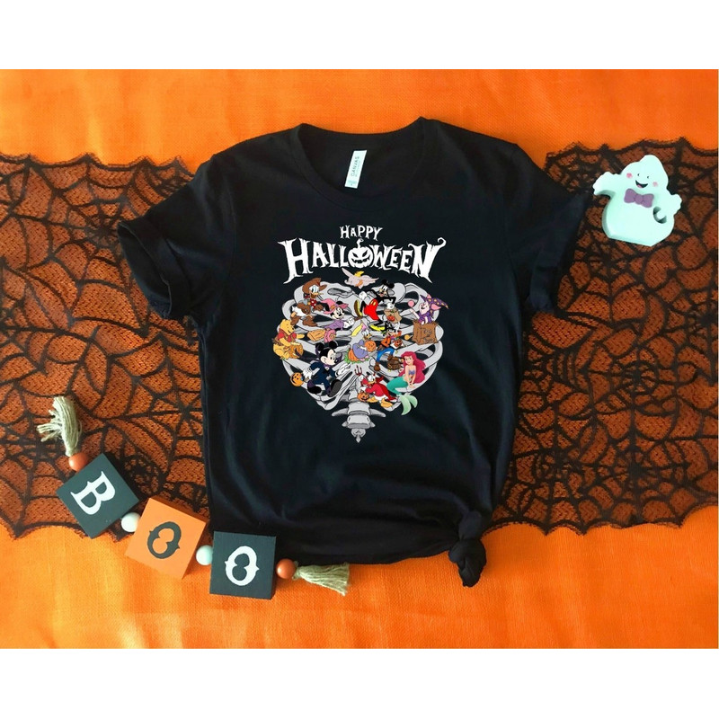 Vintage Disney Halloween shirt, Shirt For Men Women, Mickey And Friends Halloween Shirt, Disney Halloween TShirt