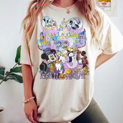 vintage disney halloween shirt, shirt for men women, disney mickey and friends halloween shirt, disney halloween t-shirt
