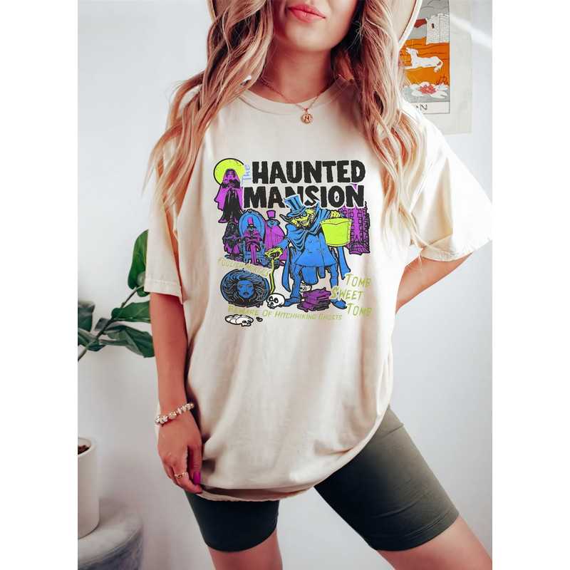 Vintage The Haunted Mansion shirt, Disney The Haunted Mansion Shirt, Disney Halloween Shirt For Men Women