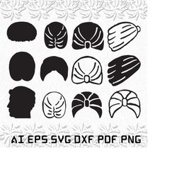 turban or shower cap svg, turban or shower caps svg, cap svg, shower cap, turban, svg, ai, pdf, eps, svg, dxf, png