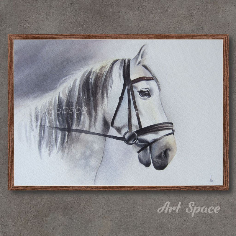 horse-animal-beast- painting for children- pet- gray painting- watercolor painting-2.jpg