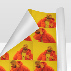 Drake Gift Wrapping Paper 58"x 23" (1 Roll)
