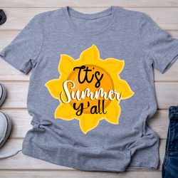 it's summer yall png sublimation t shirt design