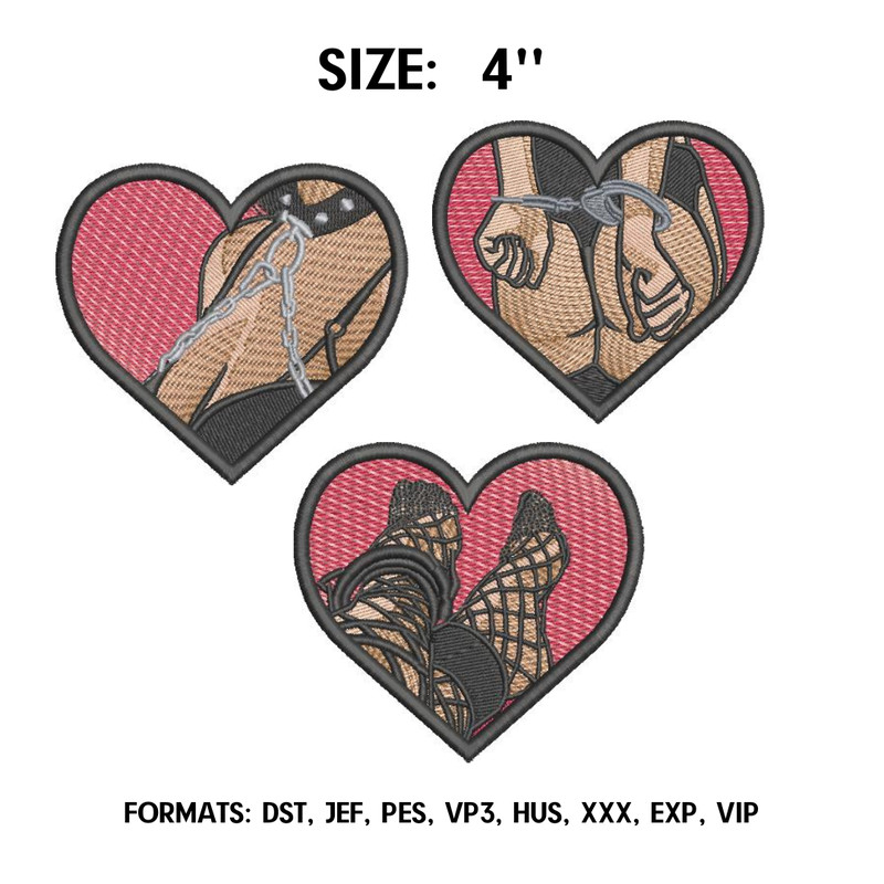 BDSM Bondage Embroidery Design File Pes, Art Embroidery design, Art Design.png