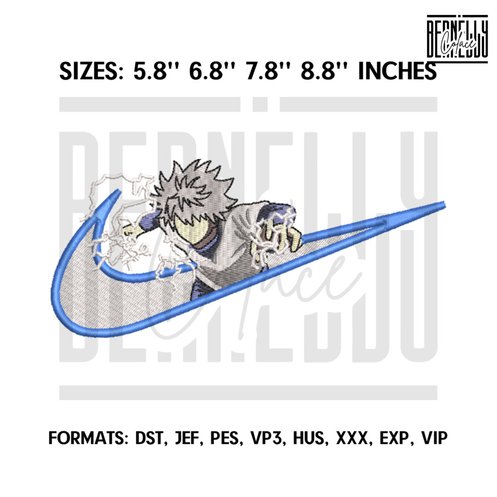 Killua Embroidery Design File Hunter x Hunter Anime Embroidery Design Machine Design Pes Dst. Nike Killua Zoldyck.png