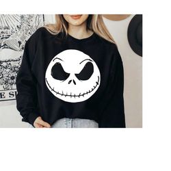 disney the nightmare before christmas jack skellington big portrait t-shirt, jack halloween tee, disneyland halloween ma