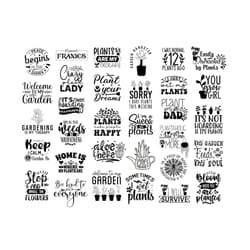 200 plant lover svg bundle, plant svg , plant quotes svg, houseplant svg, plant mom svg, gardening svg, garden quote svg