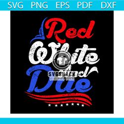 red white and due american flag color svg, nation svg