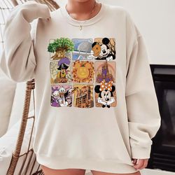 halloween disney sweatshirt, walt disneyworld halloween shirt, mickey and friends shirt, hollywood studio shirt, hallowe