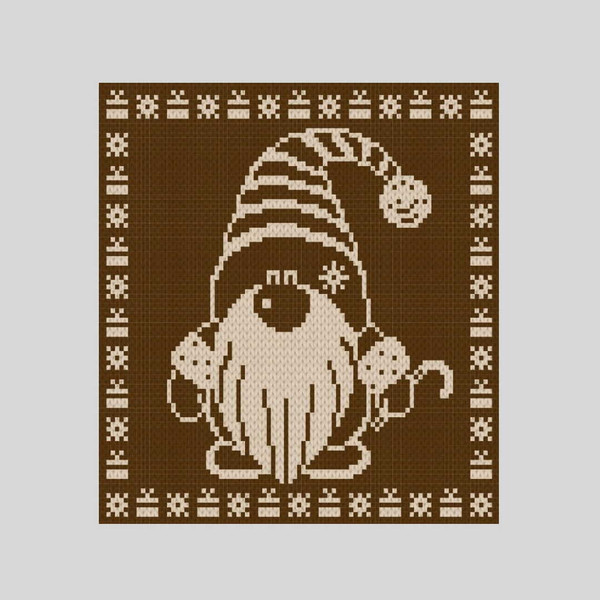 loop-yarn-finger-knitted-christmas-gnome-blanket-5
