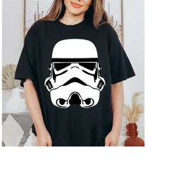 star wars stormtrooper classic helmet t-shirt, stormtrooper logo shirt, disneyland wdw matching family shirt, magic king