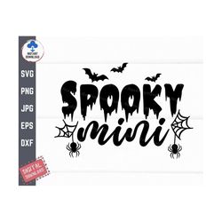 spooky mini svg, halloween matching svg, mini halloween svg, halloween daughter svg, matching family halloween svg