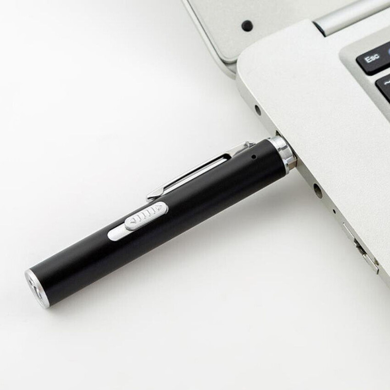 Rechargeable Laser Pointer Cat Toy UV Flashlight 7