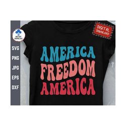 america freedom svg, america svg, retro america svg, 4th of july america svg, retro independence day svg, retro 4th of j