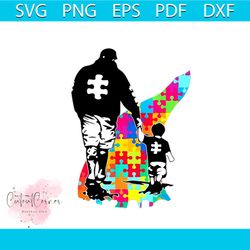 never walk alone father and son autism svg, autism svg, autism awareness svg, father and son svg, dad and son svg, never