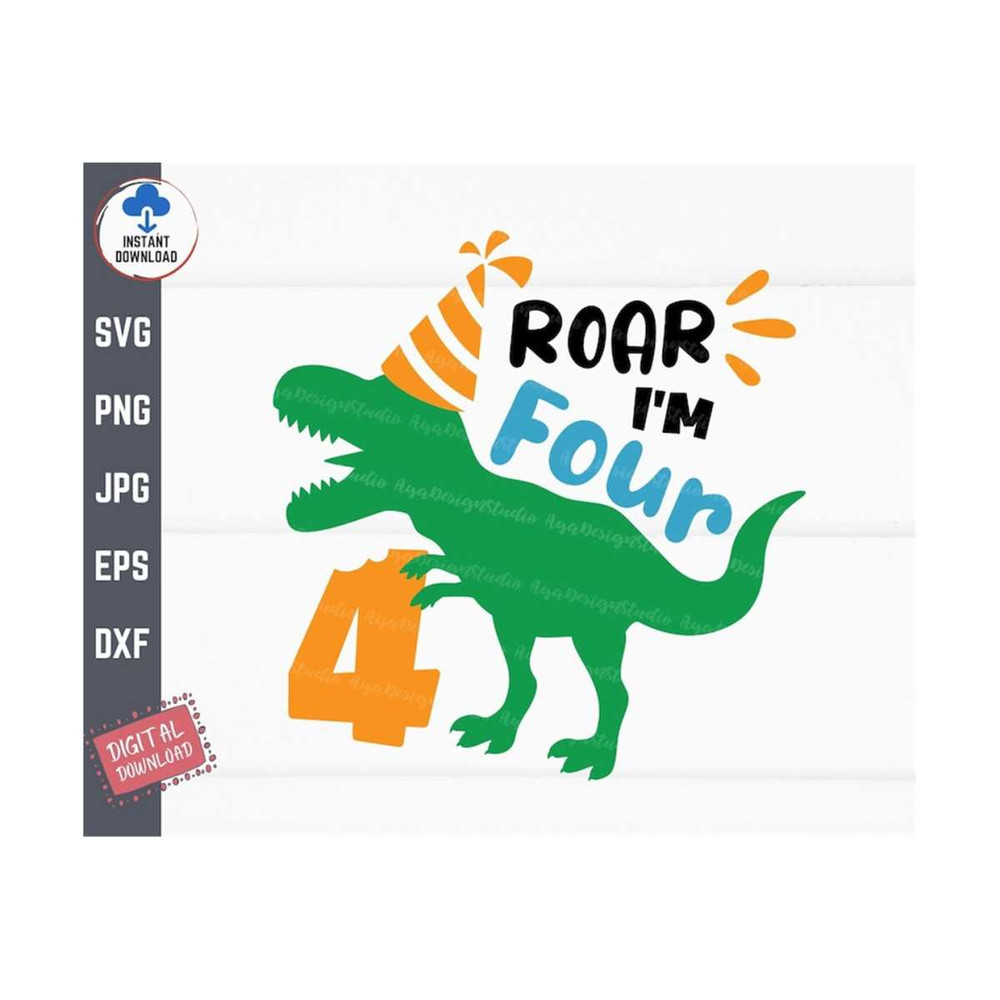 MR-2592023145117-roar-im-four-svg-fourth-birthday-svg-4th-birthday-kids-image-1.jpg