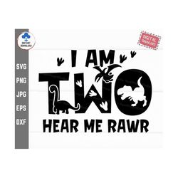 i am two hear me rawr svg, 2nd birthday kids svg, second rawr birthday svg, second birthday saurus svg, dinosaur birthda