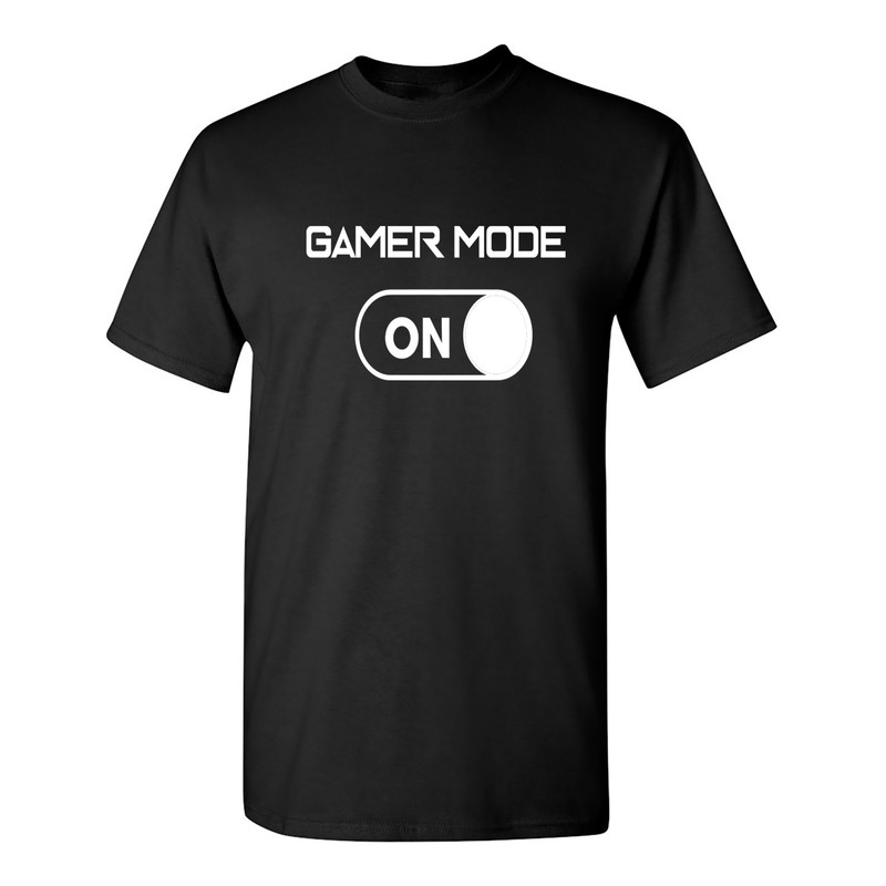 Gamer Mode On Sarcastic Humor Graphic Novelty Funny T Shirt For Men's.jpg