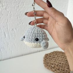 Plush whale shark keychain. . Cute bag sharm. Backpack pendant whale pin. Back to school, Christmas, bithday gift