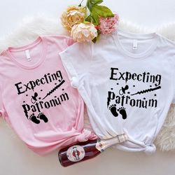 pregnancy announcement t-shirt, expecting patronum shirt, new baby reveal, wizard pregnant mom gift shirt - a789