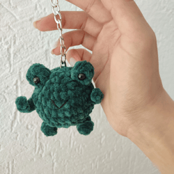Plush frog keychain. Funny toad bag sharm. Backpack pendant for frog lovers. Back to school, Christmas bithday frog gift