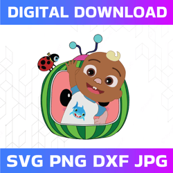 cocomelon jj png svg, jj svg cocomelon brithday svg jpg, cocomelon,cocomelon family birthday svg , watermelon svg, png