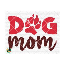 Dog Mom SVG, Dog Lovers Svg, Dog Mom Cut Files, Cricut, Silhouette, Png, Svg, Eps, Dxf