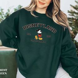 disneyland est 1955 california sweatshirt, vintage disneyland shirt, vintage disney shirts, disney shirt, disneyland shi