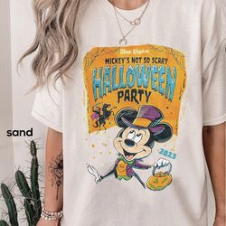 mickey's not so scary halloween party 2023 shirt, halloween magic kingdom shirt, halloween mickey shirt, disney hallowee