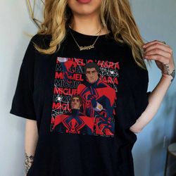 miguel o'hara unisex t shirt, spiderman across the spider-verse shirt, spider-man 2099 shirt, gift for women and man uni
