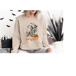 halloweentown sweatshirt, halloween est 1998 sweatshirt, halloween shirt, happy halloween, halloween sweatshirt, hallowe