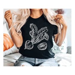 beet shirt t-shirt food shirt vegetable shirt screen print shirt graphic tee yoga shirt vegan shirt garden shirt farmer