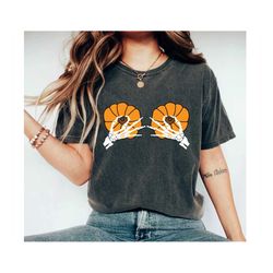 pumpkin boobies thanksgiving boobies shirt womens shirt thanksgiving shirt funny boobies shirt pumpkin shirt unisex