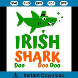 st patricks day irish shark svg, st. patricks day svg, irish shark svg, patricks day svg, shamrocks svg, lucky leaf svg,