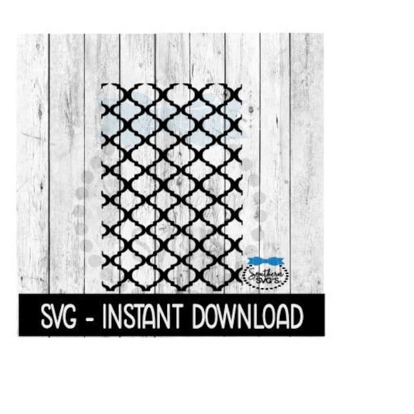 Quatrefoil All Over Pattern SVG, Lattice Pattern SVG Files, - Inspire ...