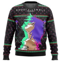 ghost in the shell major premium ugly christmas sweater &8211 amazing gift idea &8211 thanksgiving gift