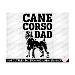 cane corso dad svg png