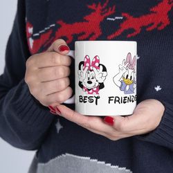 best friends mug, disney mug, cute disney coffee mug, best friend gift mug