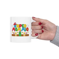 super mommio mug, funny mom mug, mother's day gift mama mug, gamer mom mug, mom coffee mug, new mama gift mug, cute mom