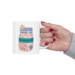 cat antidepressants mug, cat lover mug, cat owner gift mug, cat lover gift mug, cat antidepressants coffee and tea mug