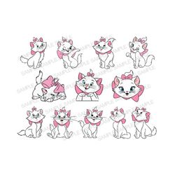 aristocats svg, marie svg, cats svg, cats clipart, bundle layered svg, cricut aristocats svg