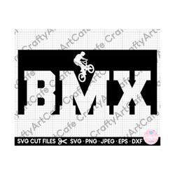 bmx svg png eps dxf cut files cutting for cricut