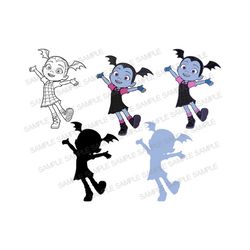 vampirina svg file, vampirina clipart, vampirina silhouette, vampirina cut files, vampirina cricut, vampirina png