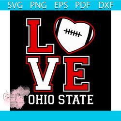 love ohio state svg