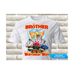 firebuds brother iron on transfer, brother grandpa birthday shirt iron on transfer, firebuds shirt, firebuds party shirt