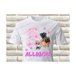puppy dog pals iron on transfer puppy dog pals birthday girl iron on transfer puppy dog pals birthday shirt iron on tran