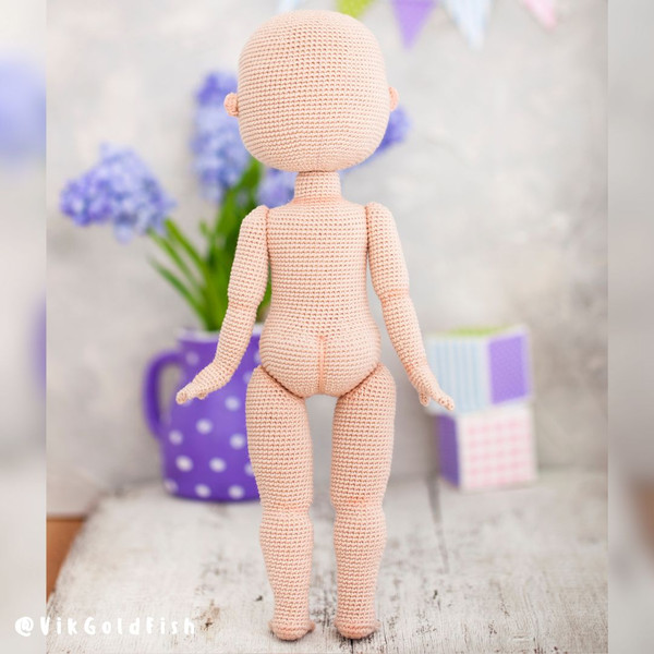 Crochet toy pattern doll